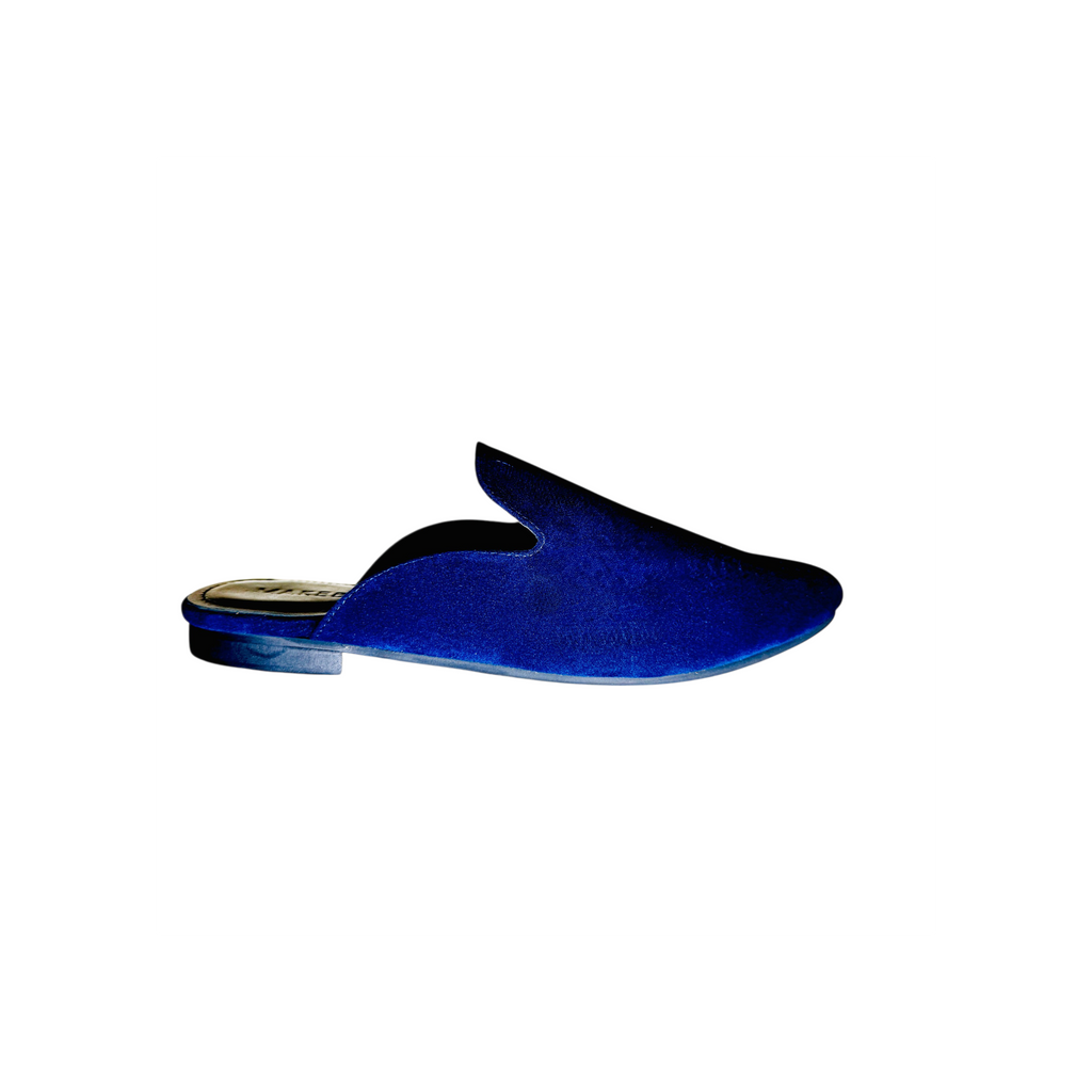BABOUCHE - Velvet blue