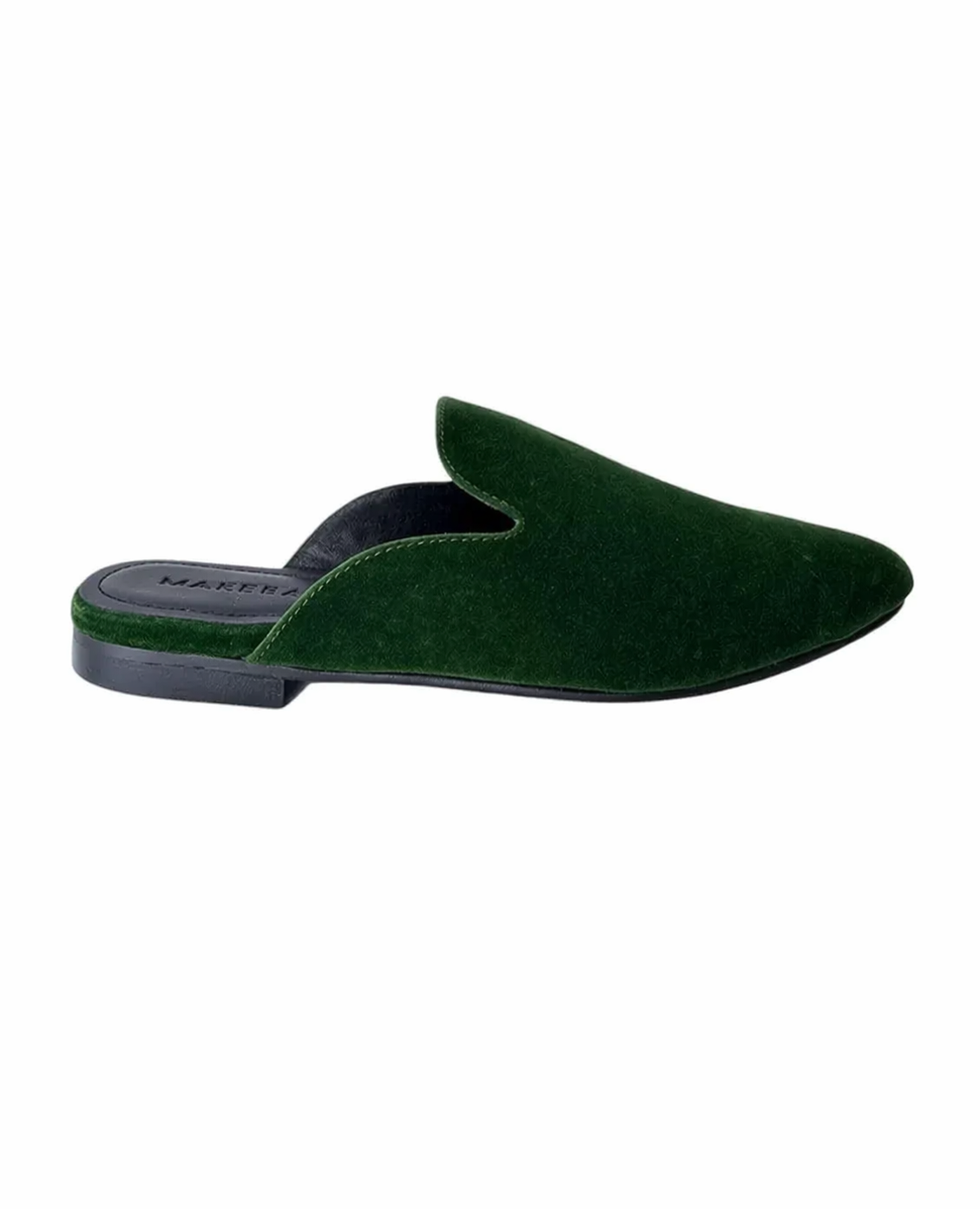 Babouche - OLIVE VELVET