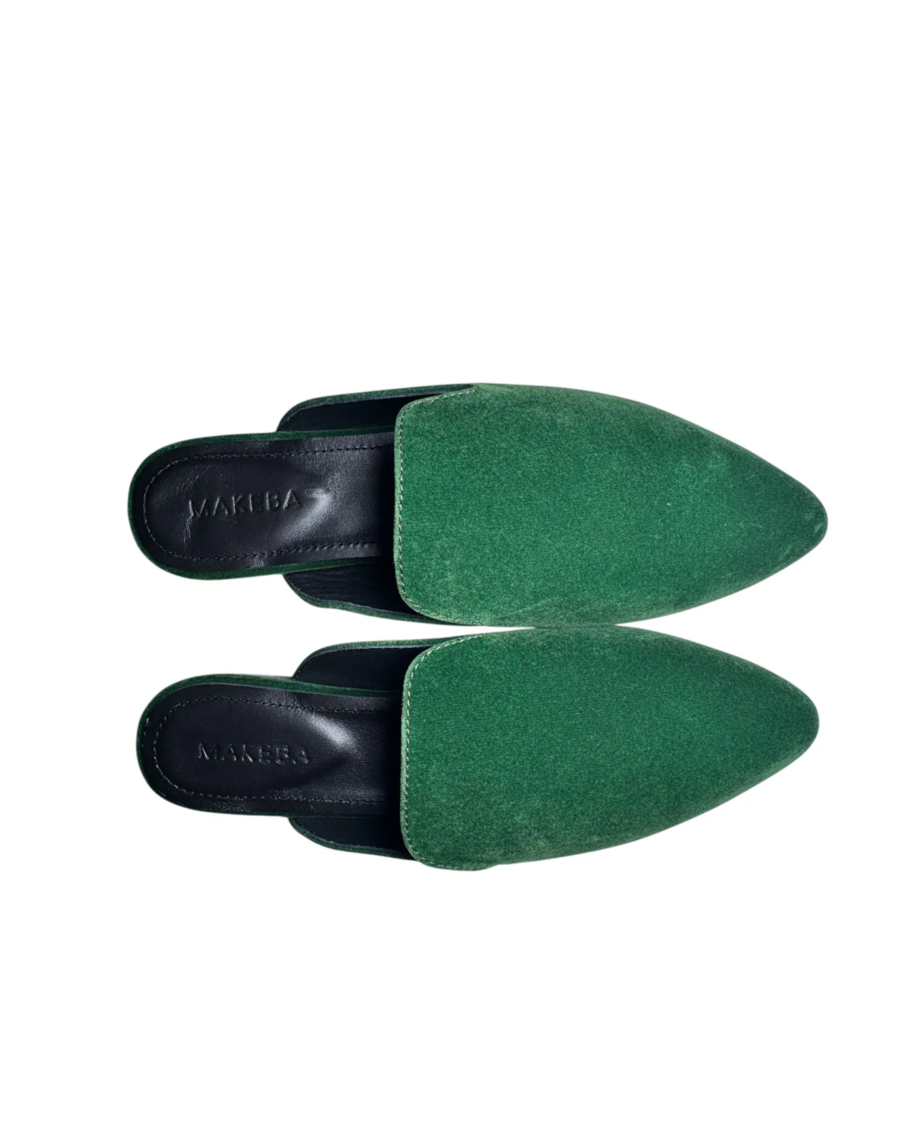 Babouche - OLIVE VELVET